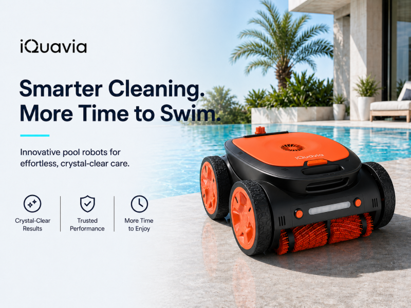 Introducing the iQuavia HG800: Your Pool, Perfected Autonomously